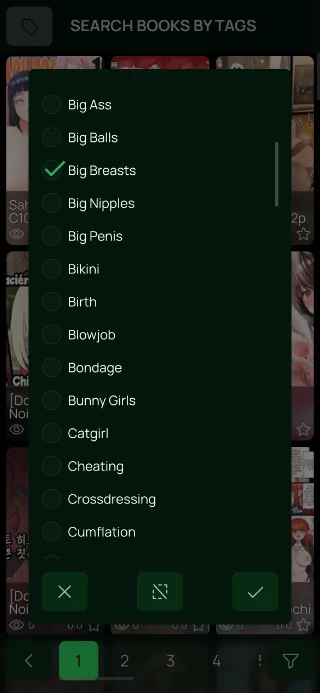 Search by title or tags