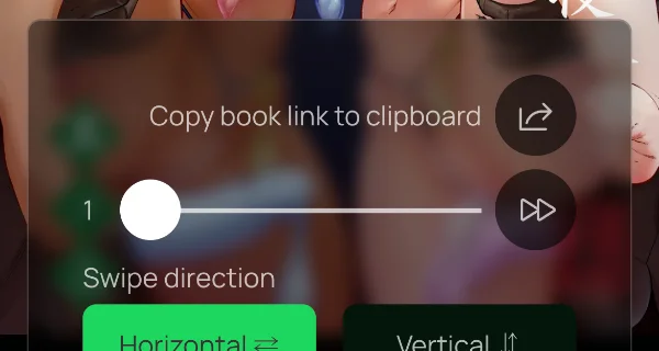 Comfortable reading for hentais and doujins